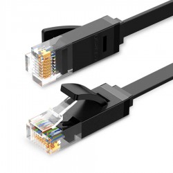 Ugreen câble réseau RJ-45 plat noir cat 6 (grandes longueurs)