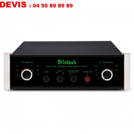 McIntosh MP100 : préamplificateur phono