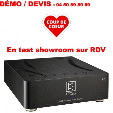 Keces Audio P6 d'occasion : alimentation linéaire à double sortie de 2 x 3A