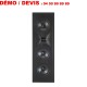 JBL Synthesis SCL-2 – Enceinte in-wall LCR 3×20 cm
