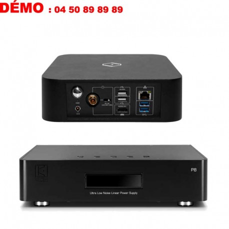Silent Angel Rhein Z1C + Keces P8 pack serveur audio & alimentation linéaire