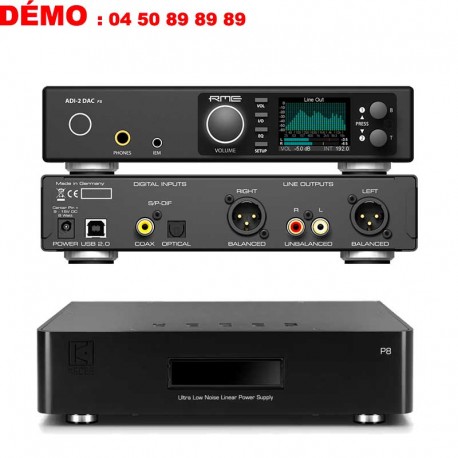 RME ADI-2 DAC FS + Keces P8 alimentation linéaire pack optimisé