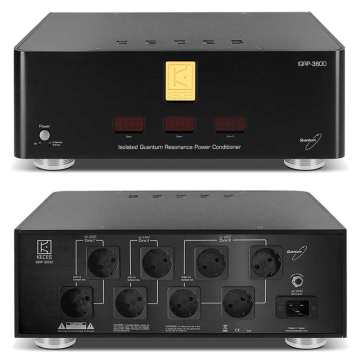 Keces Audio IQRP-3600 : conditionneur de réseau électrique à 8 sorties