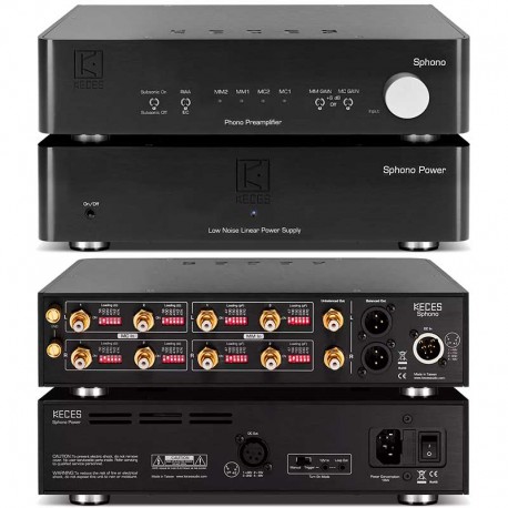 Keces Audio Sphono préamplificateur phono avec alimentation externe