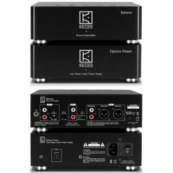 Keces Audio Ephono préamplificateur phono MM/MC avec alimentation externe