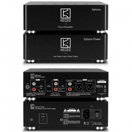 Keces Audio Ephono préamplificateur phono MM/MC avec alimentation externe