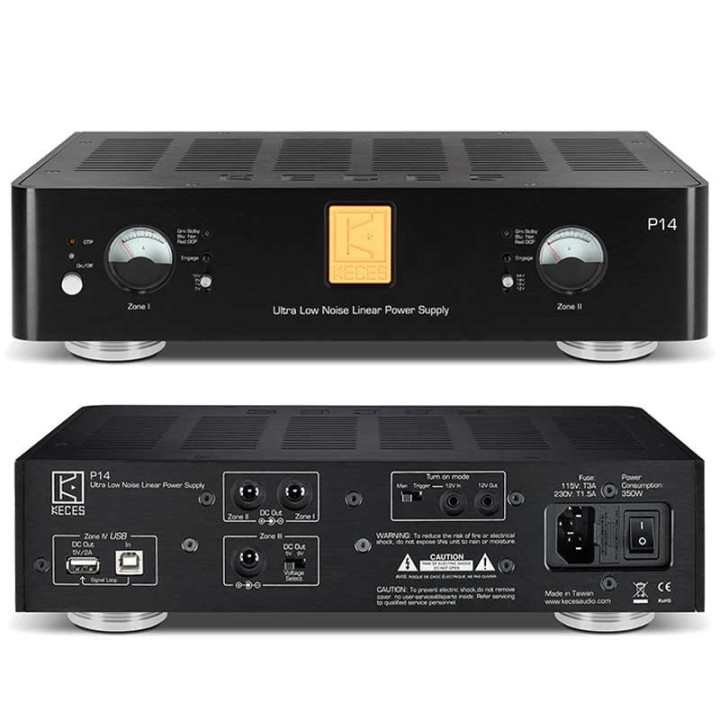 Keces Audio P14 alimentation linéaire 4 sorties (14 A)