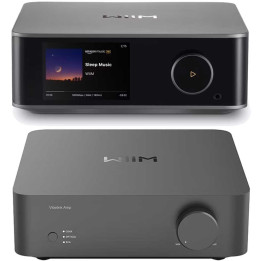 WiiM Ultra + VibeLink Amp pack audiophile Space Grey