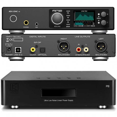 RME ADI-2 DAC FS + Keces P8 alimentation linéaire