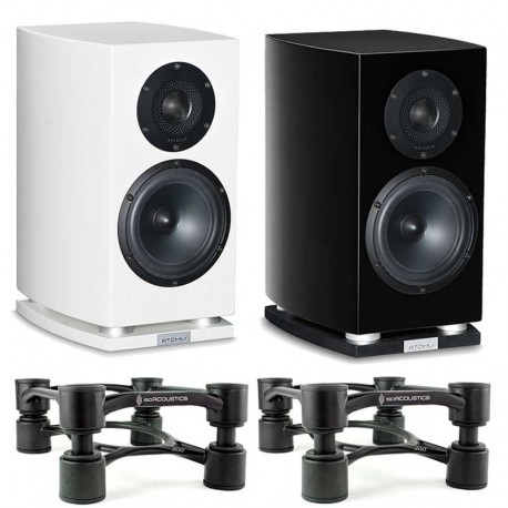 Atohm GT1-HD + IsoAcoustics Aperta 200 noir