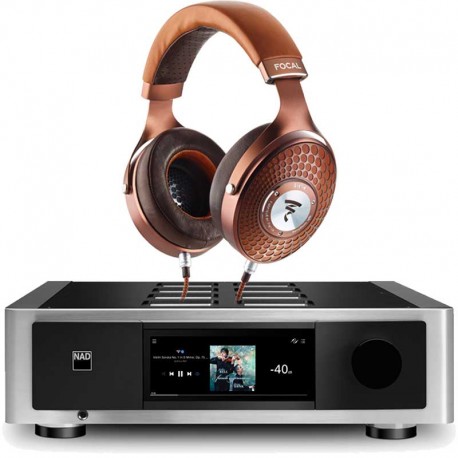 NAD M66 + Focal Stellia pack audiophile avec streamer préampli et casque Hi-Fi