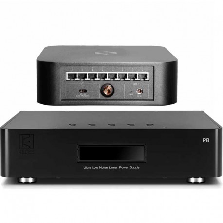 Silent Angel Bonn N8C noir + Keces P8 alimentation linéaire