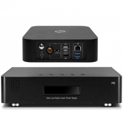 Silent Angel Rhein Z1C noir + Keces P8 serveur audio & alimentation linéaire