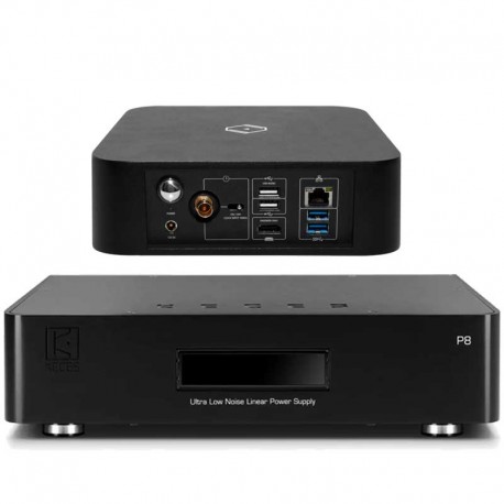 Silent Angel Rhein Z1C + Keces P8 pack serveur audio & alimentation linéaire