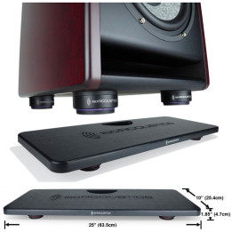 IsoAcoustics New Stage 1 Board d’occasion – Plateforme d’isolation pour amplis & enceintes