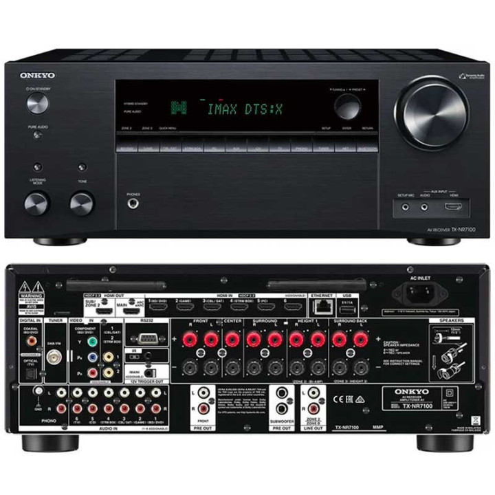 Onkyo TX-NR7100 : amplificateur home cinéma 9.2 canaux avec Dirac Live