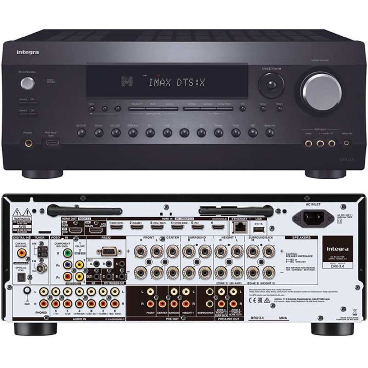 Integra DRX-3.4 : amplificateur home cinéma 9.2 canaux avec Dirac Live