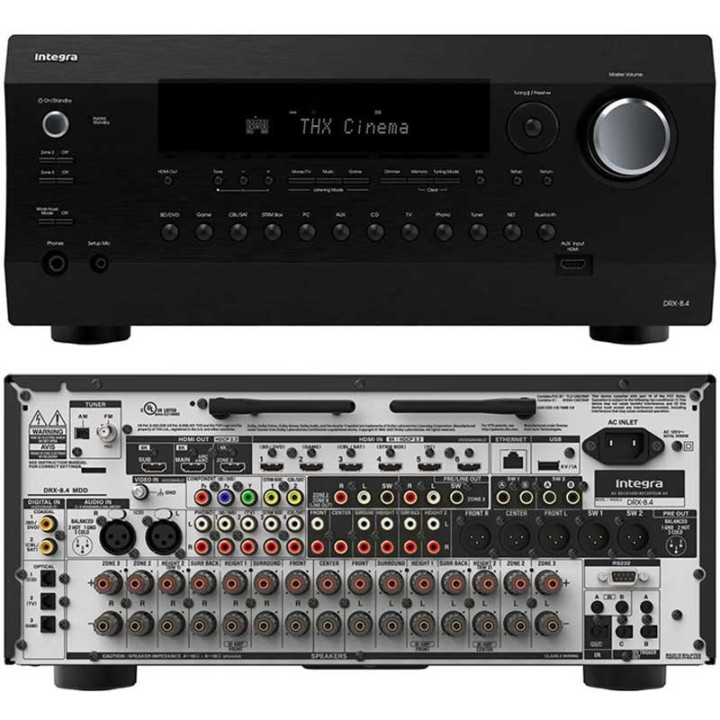 Integra DRX-8.4 : amplificateur home cinéma 11.4 canaux haut de gamme