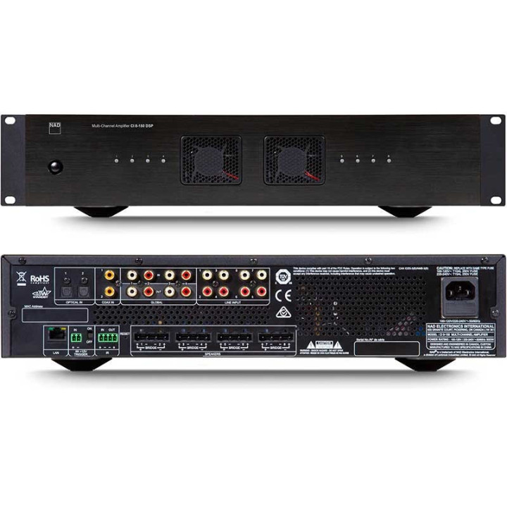 NAD CI 8-150 DSP v2 : amplificateur d’intégration 8 × 150 W