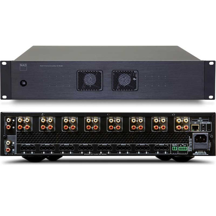 NAD CI 16-60 DSP : amplificateur multicanal 16 × 60 W pour intégration