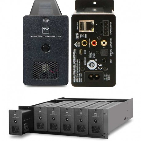 NAD CI 720 V2 : amplificateur streaming BluOS pour intégration