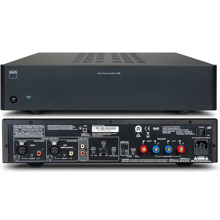 NAD C 268 : amplificateur de puissance stéréo HybridDigital™