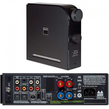 NAD D 3045 : amplificateur hybride compact avec HDMI et MQA