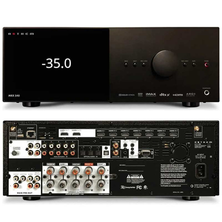 Anthem MRX 540 ampli-tuner home cinéma 8K