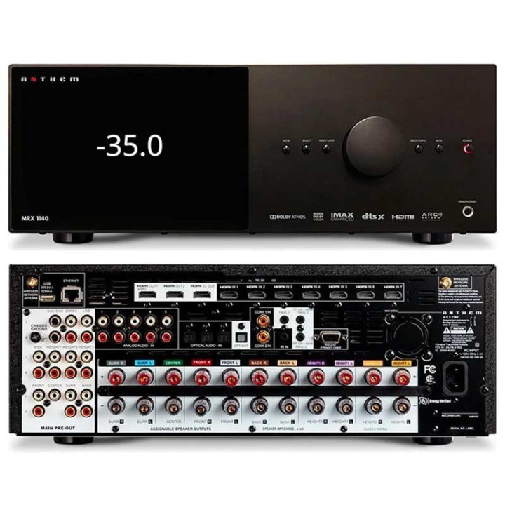 Anthem MRX 1140 ampli-tuner home cinéma 15.2 canaux 8K