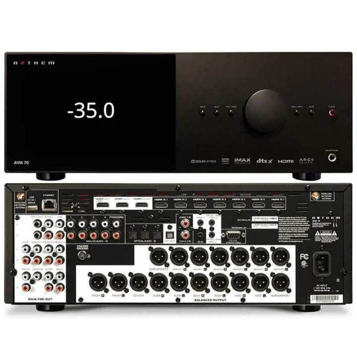 Anthem AVM 70 processeur audio-vidéo 15.2 canaux 8K