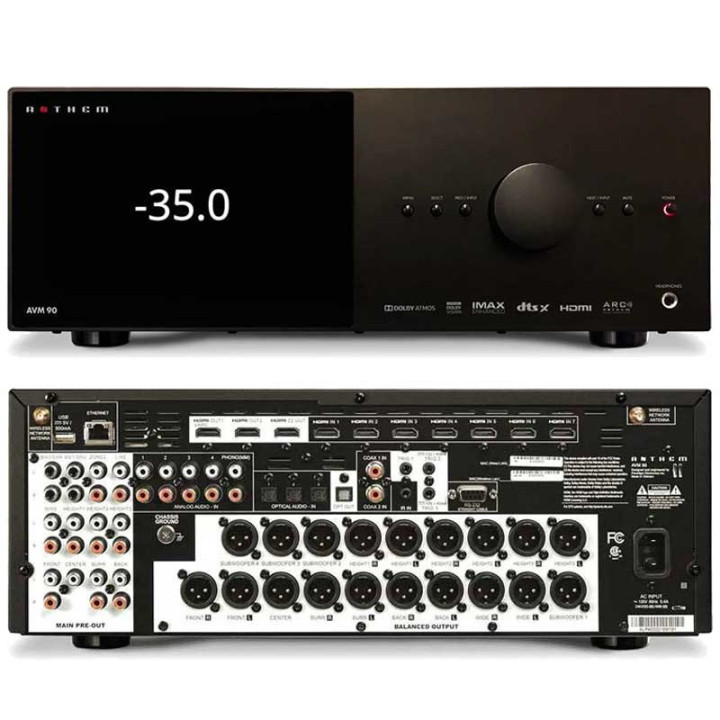 Anthem AVM 90 processeur audio-vidéo 19 canaux 8K