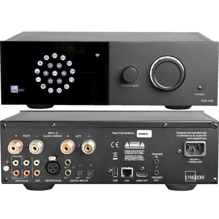 Lyngdorf TDAI-1120 amplificateur stéréo connecté RoomPerfect™