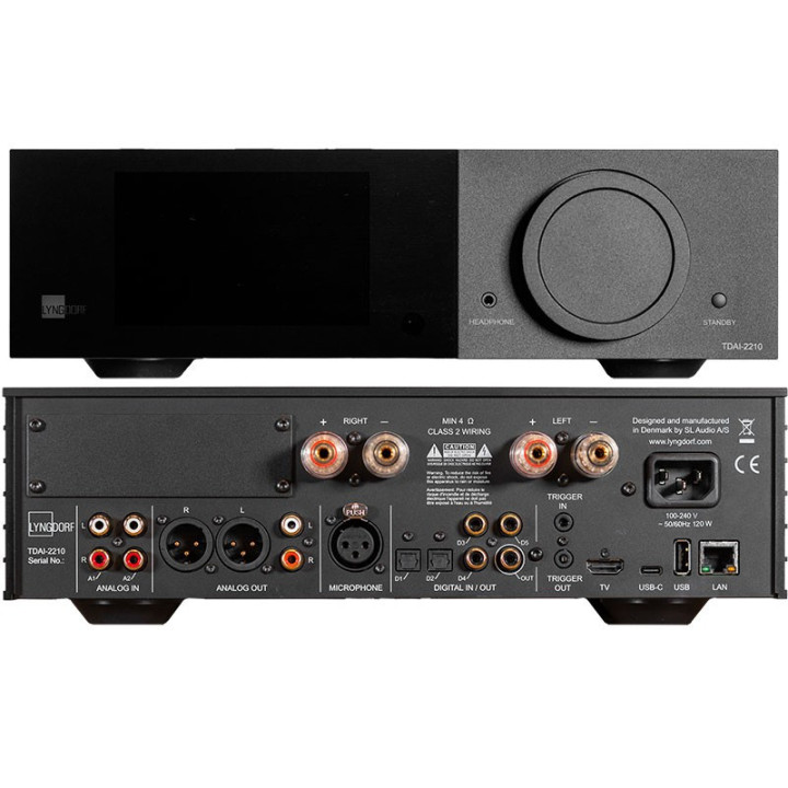 Lyngdorf TDAI-2210 amplificateur intégré stéréo RoomPerfect™