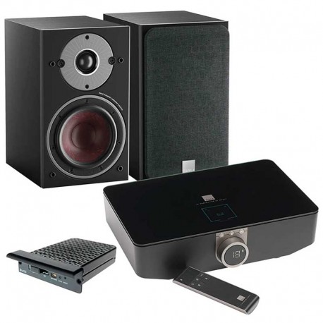 DALI OBERON 1 C + Sound Hub + NPM-2i BluOS — kit audio sans fil Hi-Fi