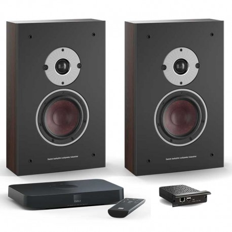 DALI OBERON ON-WALL C + Sound Hub + NPM-2i BluOS