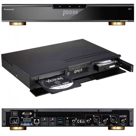 Pannde PD-670X EU : lecteur BluRay 4K UHD universel avec baie HDD