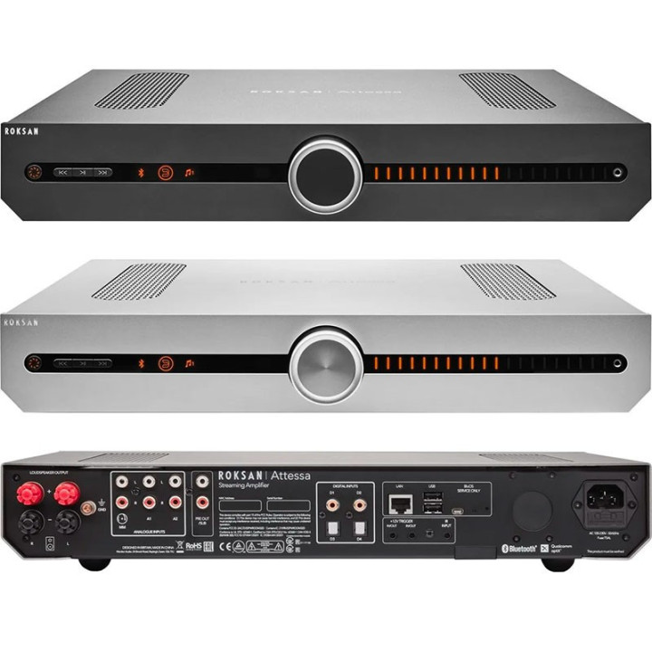 Roksan Attessa BluOS amplificateur stéréo connecté 2 x 80 W