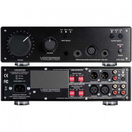 Violectric HPA V550 amplificateur casque & préampli haut de gamme
