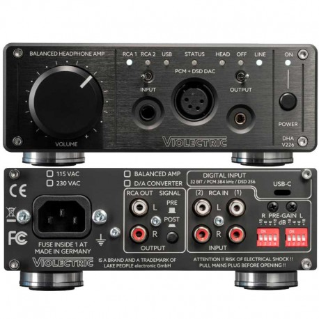 Violectric DHA V226 DAC, ampli casque & préampli symétrique