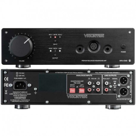 Violectric HPA V340 amplificateur casque symétrique haut de gamme