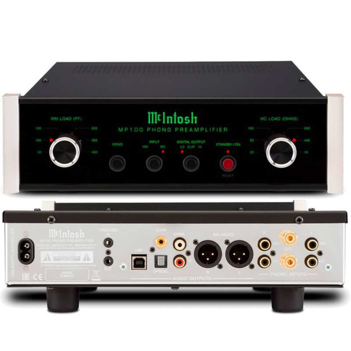 McIntosh MP100 préamplificateur phono à sorties numériques