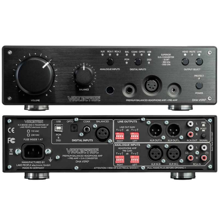 Violectric DHA V590² PRO DAC & amplificateur casque symétrique