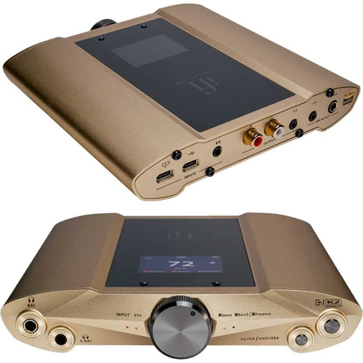 iFi Audio iDSD Valkyrie Gold DAC & amplificateur casque symétrique