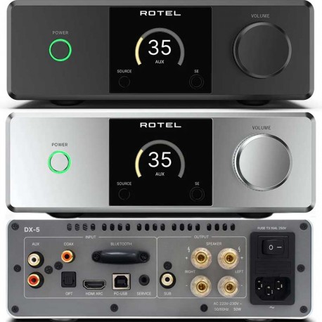 Rotel DX-5 amplificateur intégré Hi-Fi compact 2 × 33 W