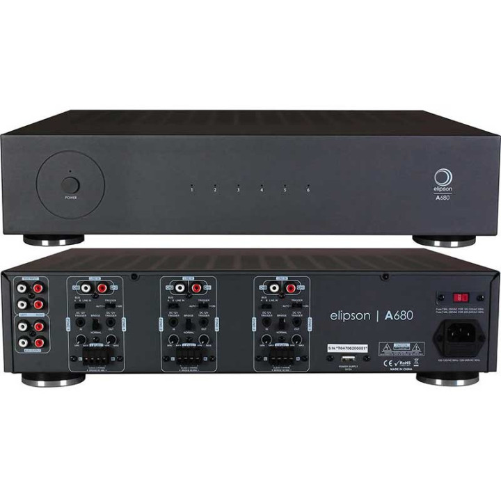 Elipson A680 amplificateur multicanal 6 zones