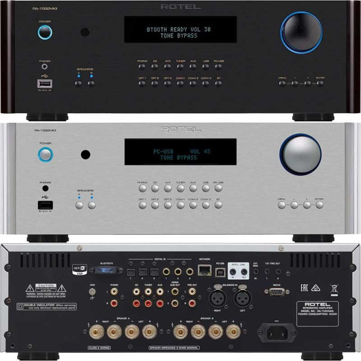 Rotel RA-1592MKII amplificateur stéréo intégré 200 W