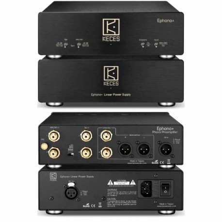 Keces Ephono+ préampli phono MM MC avec alimentation linéaire