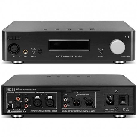 Keces Audio S3 + Focal Clear MG ampli casque DAC et casque Hi-Fi