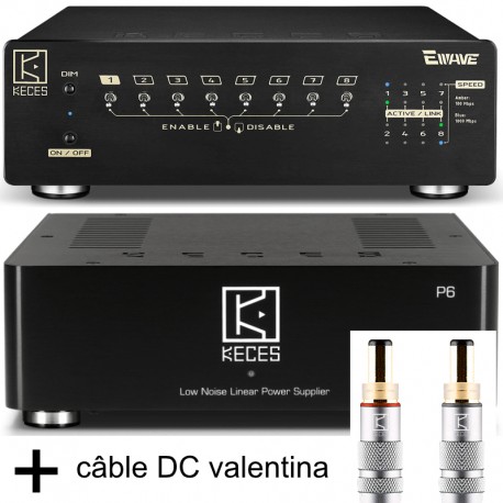 Pack Keces Ewave + Keces P6 + câble DC Valentina