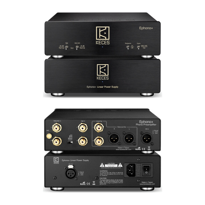 Keces Ephono+ – préampli phono MM, MC et optique